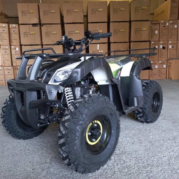 Off road automata felnőtt quad Bull 200cc Fehér / zöld