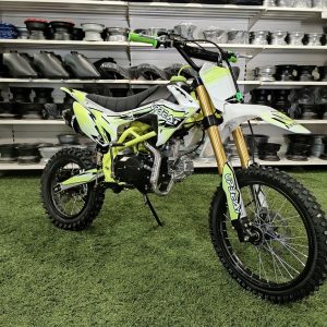 125cc Dirt Bike neon zöld színben 17/14 kerékméret